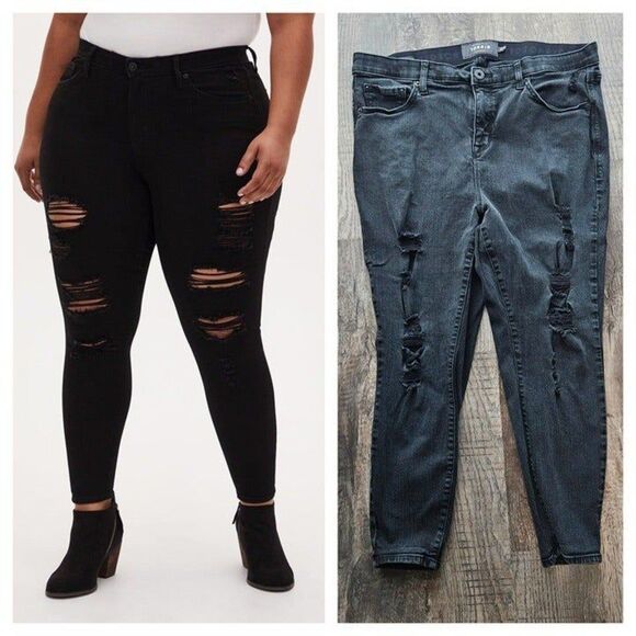 Torrid Sky High Skinny Premium Stretch High-Rise Jean - Picture 1 of 4